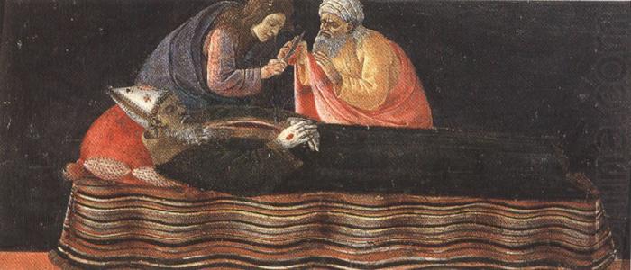 Extracting the heart of St Ignatius Bishop., Sandro Botticelli
